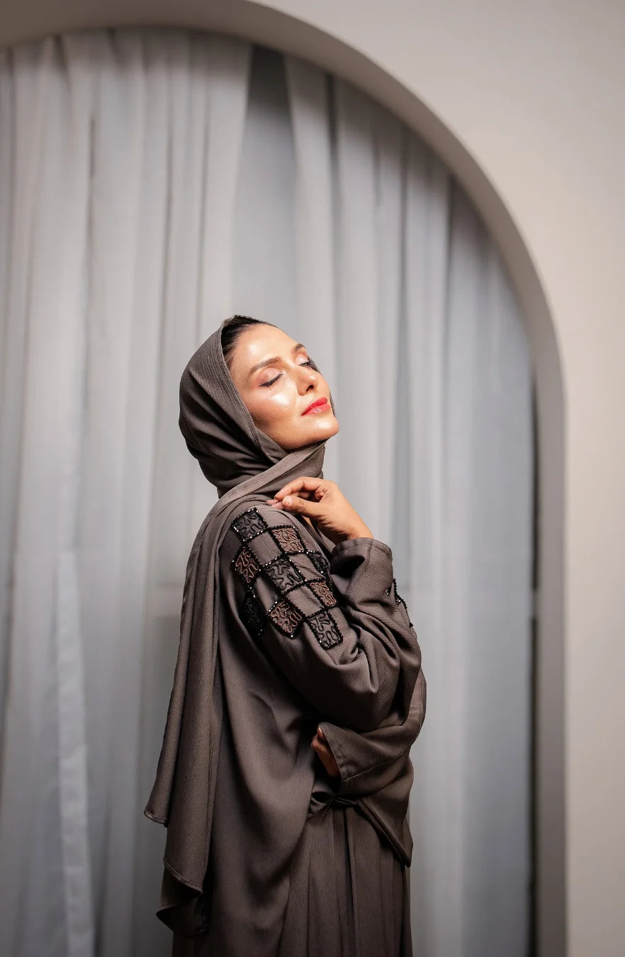 Sahar Embellished Abaya Set