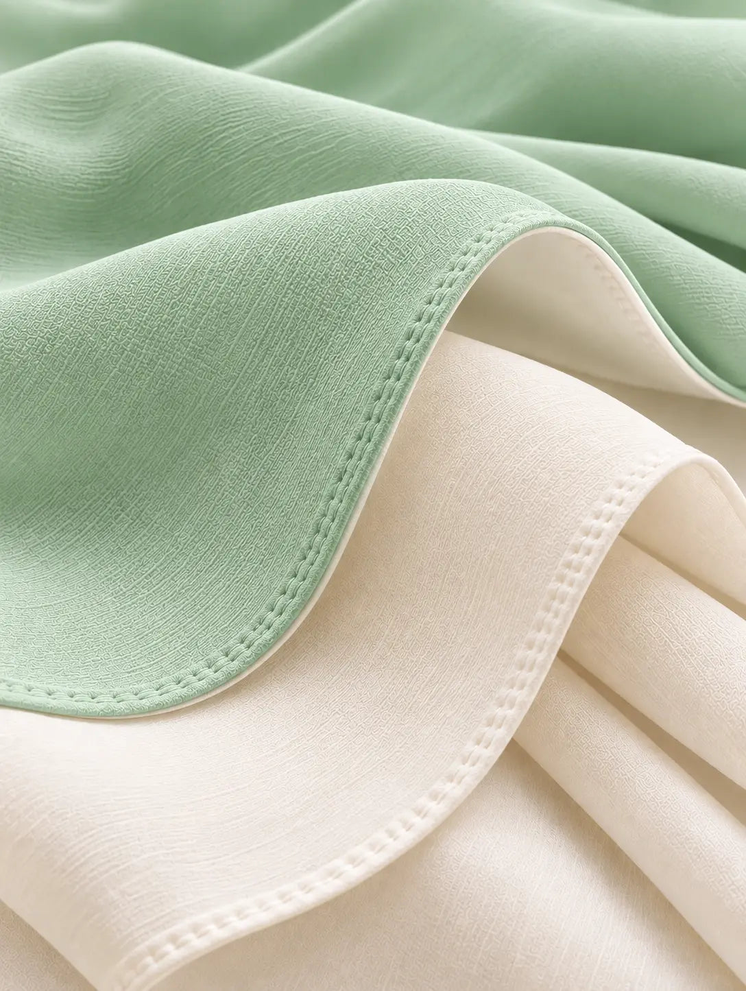 Two-toned Hijab - Mint Green