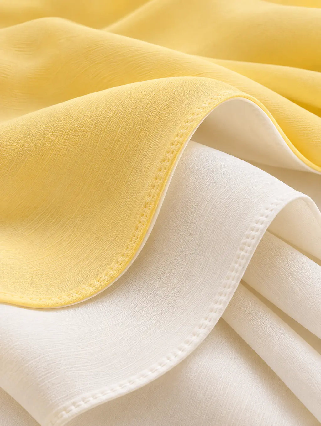 Two-toned Hijab - Butter Yellow
