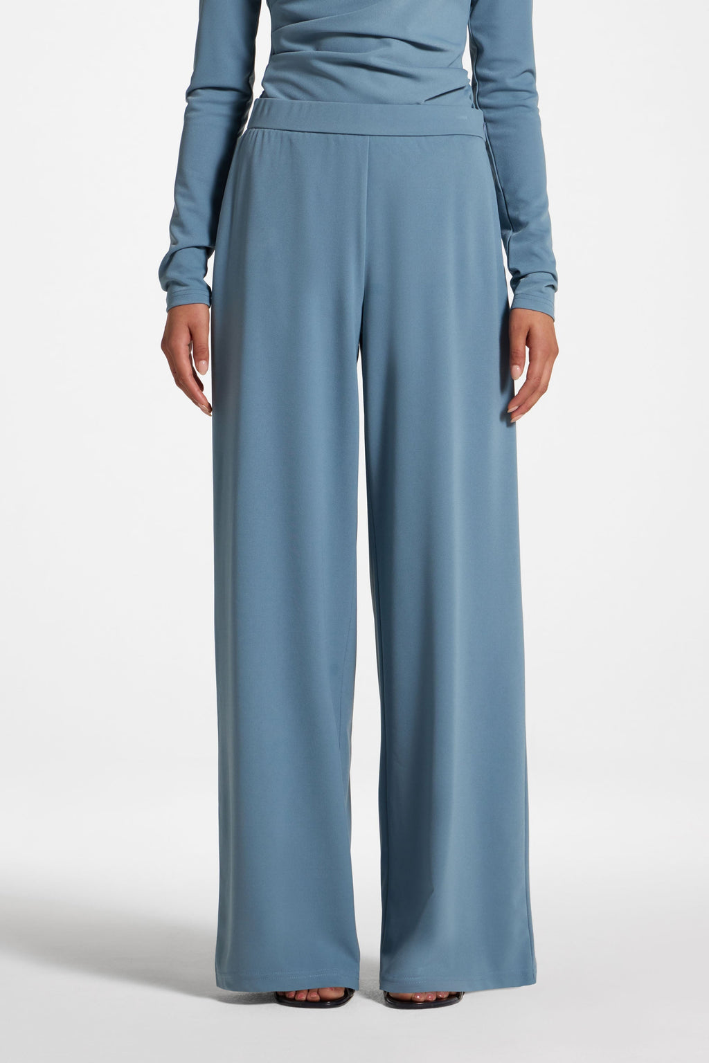 Asymmetric Pleated Set — Sky, pants (placeholder image)