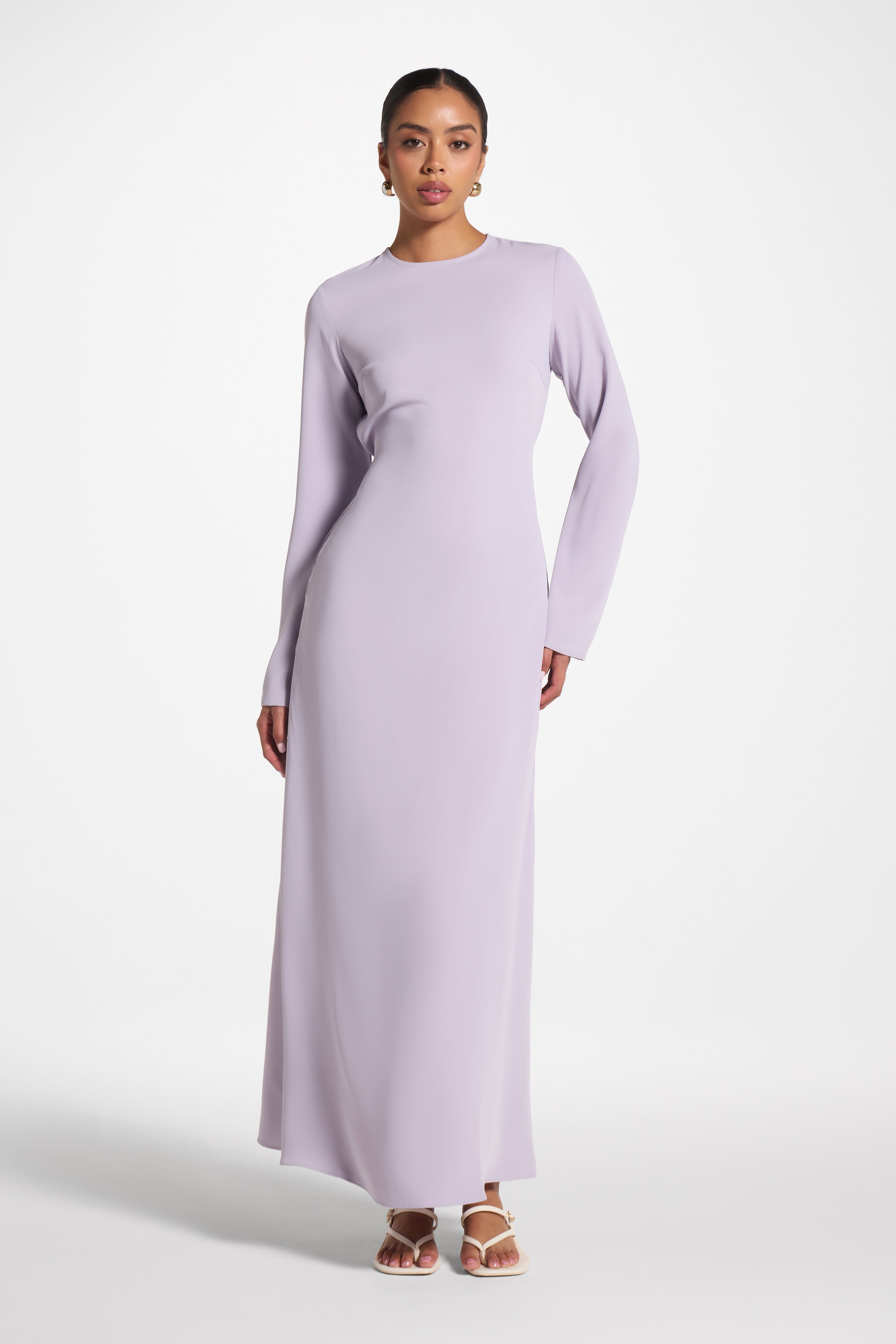 Tie-Back Maxi Dress — Lilac (placeholder image)
